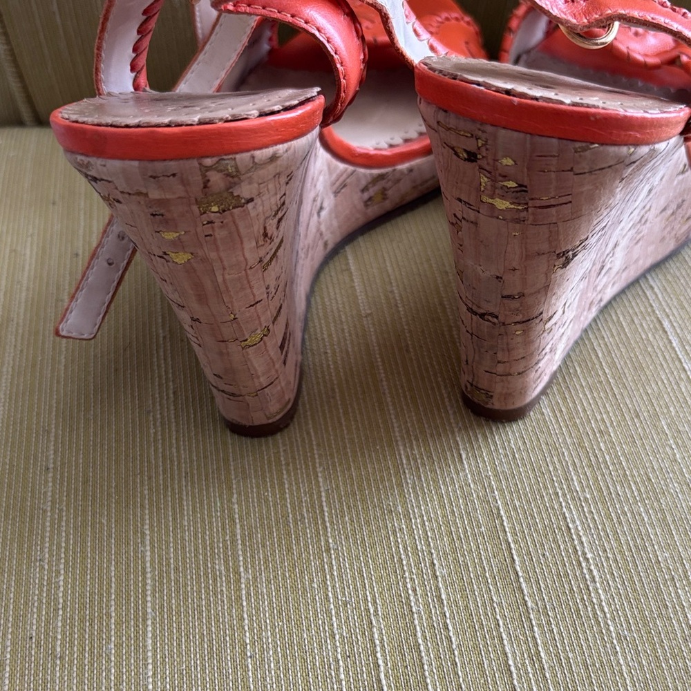 Jack Rogers Bright Orange Sandals - Picture 7 of 7